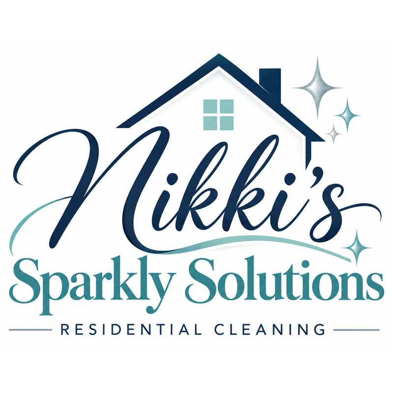 Nikki's Sparkly Solutions residential cleaning logo
